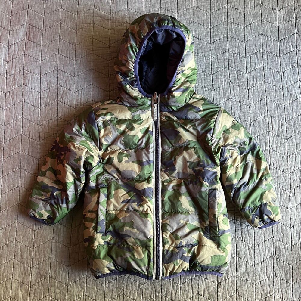 Hanna Andersson Reversible Down Winter Jacket size 90